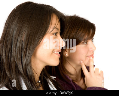 Les jeunes filles d'affaires Banque D'Images