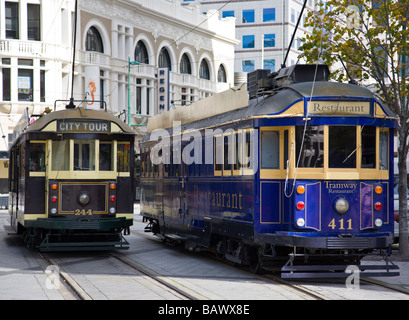 Tours tramway Christchurch ile sud Nouvelle Zelande Banque D'Images