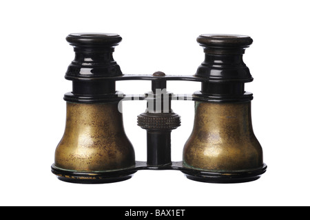 Vintage old binoculars Banque D'Images