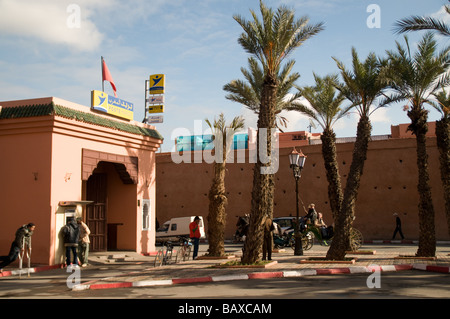 Bureau de poste à Marrakech Banque D'Images