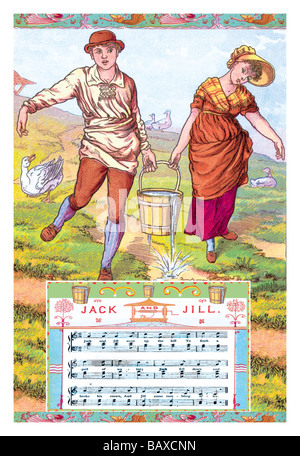 Jack et Jill Banque D'Images