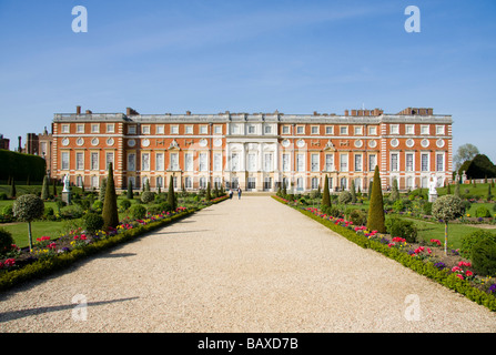 Le jardin privé Hampton Court Palace Hampton Court Londres Angleterre Banque D'Images