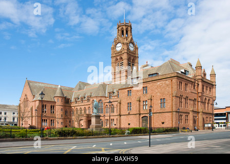 Mairie, Barrow-in-Furness, Cumbria, Angleterre, Royaume-Uni Banque D'Images