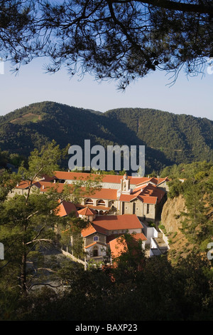 Monastère de Kykkos, Troodos, Chypre du Sud, Chypre Banque D'Images