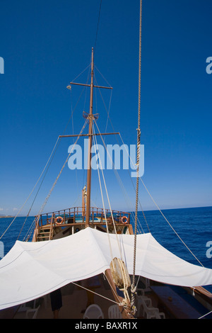Voyage en bateau pirate Neptun, Kaleidoskop Turizm, Kyrenia, Girne, Chypre Banque D'Images