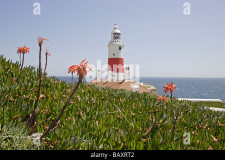 Europa point lighthouse Gibraltar Banque D'Images