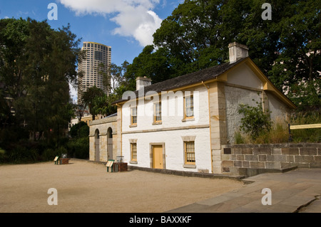 Cadmans Cottage construit 1815 1816 The Rocks Sydney New South Wales Australie Banque D'Images