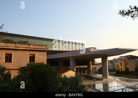 Le nouveau musée de l'Acropole à Athènes, Grèce Banque D'Images