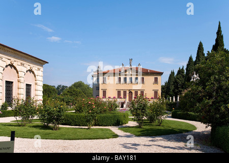 Villa Valmarana ai Nani, des fresques de Giovanni Battista Tiepolo et Giovanni Domenico Tiepolo, Vicenza, Vénétie, Italie Banque D'Images