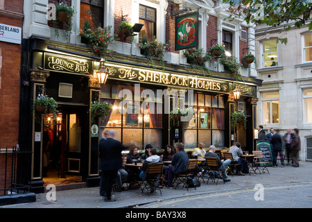 Sherlock Holmes Pub dans le Northumberland Street, Londres, Angleterre, Europe Banque D'Images