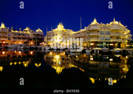 Marina, Port, Benalmadena, Costa del Sol, province de Malaga, Andalousie, Espagne Banque D'Images