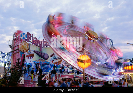 Rond-point, l'Oktoberfest, Munich, Allemagne, Baveria Banque D'Images