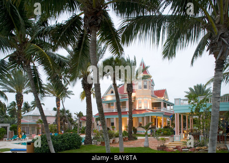 Hôtel Casa Cayo Hueso sur Duval Street, Key West, Florida Keys, Floride, USA Banque D'Images