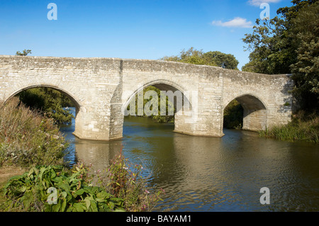 Le pont médiéval à ditton près de Maidstone Kent Banque D'Images