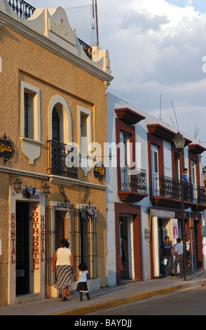 Centre de la vieille ville La ville d'Oaxaca au Mexique Banque D'Images