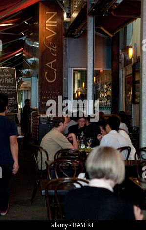 Restaurant sur Bourke Street Mall, Melbourne, Victoria Australie Banque D'Images