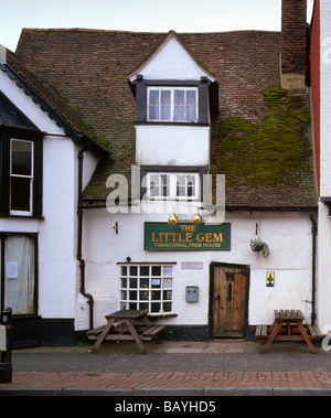 Le petit bijou Public House. Aylesford, Kent, Angleterre, Royaume-Uni. Banque D'Images