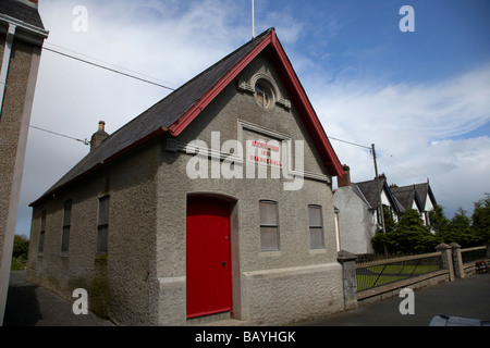 Petit hall orange appartenant à l'ordre d'orange groupe religieux protestant dans benbub comté de Tyrone en Irlande du Nord Banque D'Images