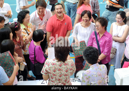 Fête de l'église chrétienne chinatown Bangkok Thaïlande Banque D'Images