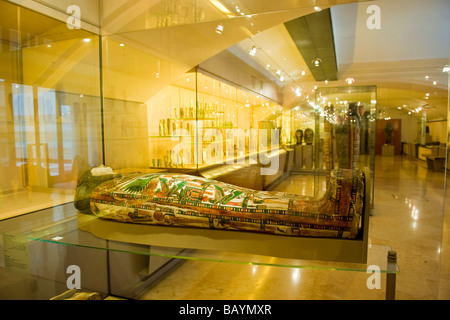 Musée archéologique civique Chambre Égyptienne Bologna Italie Banque D'Images