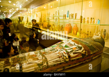 Musée archéologique civique Chambre Égyptienne Bologna Italie Banque D'Images