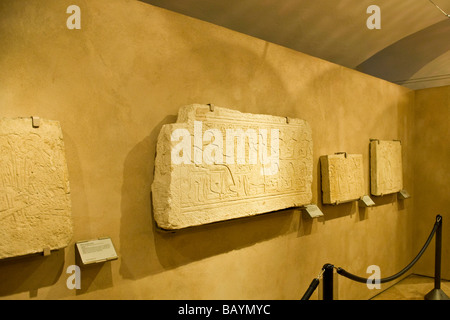 Musée archéologique civique Chambre Égyptienne Bologna Italie Banque D'Images