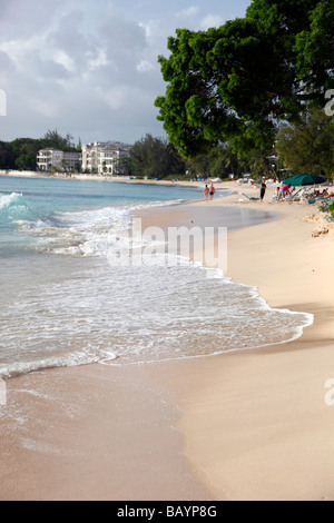 La Barbade Plage St James Banque D'Images