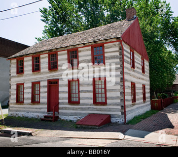 Général Gates House York Pennsylvanie maison coloniale de héros de Saratoga et de l'emplacement de Lafayette toast à George Washington Banque D'Images