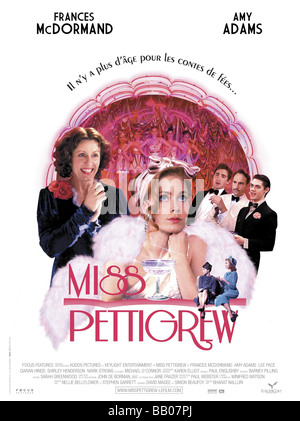 Miss Pettigrew vit d'un jour Année : 2008 Réalisateur : Bharat Nalluri BRITANNIQUE Frances McDormand, Amy Adams affiche de film Banque D'Images