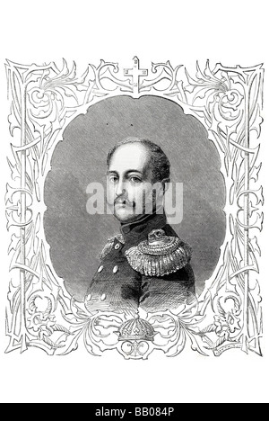 Nicholas autocrate de toutes les Russies de m demidoff s voyages dans le sud de la Russie et de la Crimée de la Russie de l'empereur russe monarques Banque D'Images