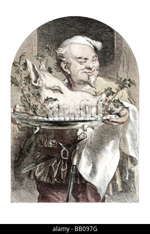 Ce qui porte à la tête de sanglier par j Gilbert Banque D'Images