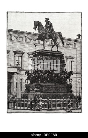 Statue de Frédéric le Grand Banque D'Images