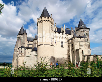 Le château de Saumur, Loire, France. Banque D'Images