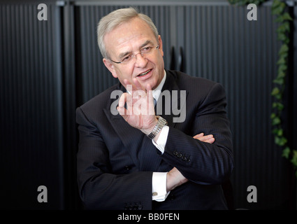 Martin Winterkorn pdg de Volkswagen AG Wolfsburg Banque D'Images