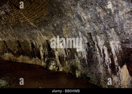 L'intérieur du four Hoffmann Limstone Llanymynech North Wales United Kingdom Europe EU Banque D'Images