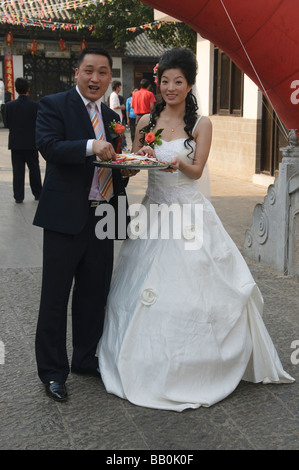 Mariage à Jianshui Chine local Banque D'Images