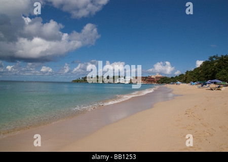 La plage de Sosua, République Dominicaine Banque D'Images
