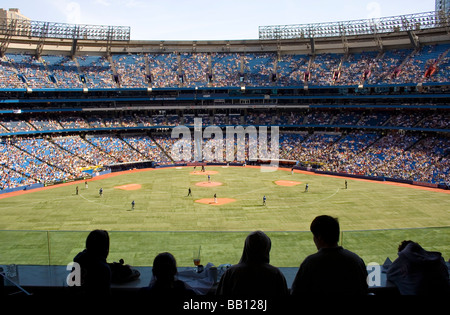 Un match de baseball à Toronto, Canada Banque D'Images