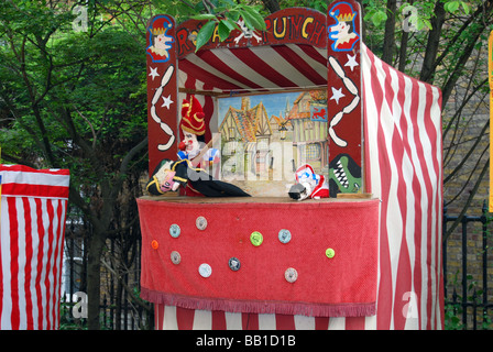 Punch et Judy hommes marionnettes Punch', 'Mr Banque D'Images