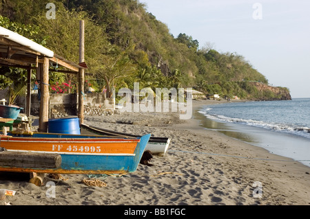 Plage à Saint-Pierre, Martinique Banque D'Images