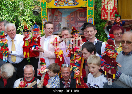 Punch et Judy hommes marionnettes Punch', 'Mr Banque D'Images