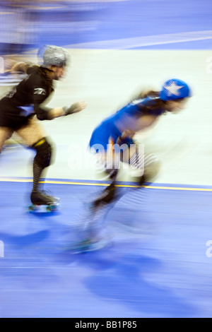 Roller Derby Rat City Rollergirls Banque D'Images