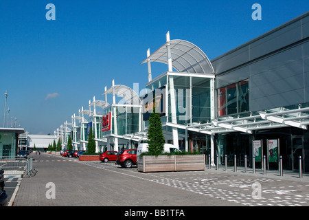 Giltbrook Retail Park Shopping Centre à l'extérieur de la ville de Nottingham de Kimberley Banque D'Images