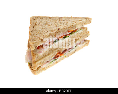 Fromage et Jambon sandwich tomate Sunblush Banque D'Images