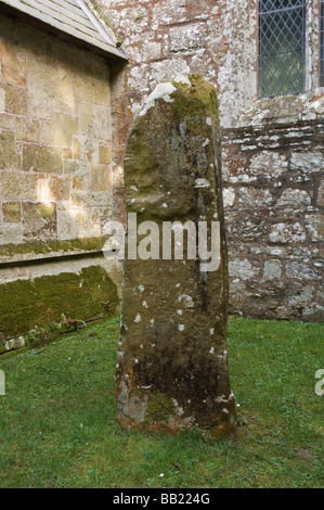 Vitalianus, St Pierre Eglise, Brynach Nevern, Pembrokeshire Banque D'Images