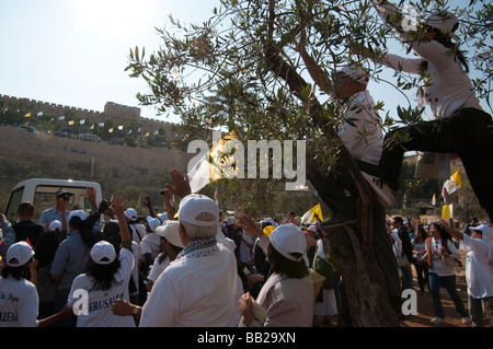 Israël Jérusalem Messe pontificale solennelle à Gethsemani 12 05 09 Banque D'Images