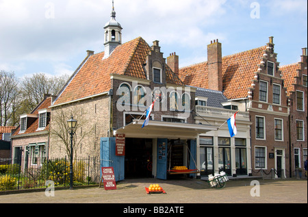 L'Europe, Pays-Bas, Hollande du Nord, Edam, fromage, marché au fromage Banque D'Images