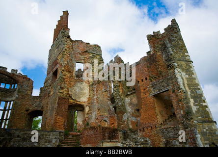 Cowdray Chambre ruines, Midhurst, West Sussex, UK Banque D'Images