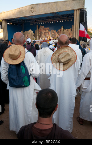 Israël Jérusalem Messe pontificale solennelle à Gethsemani 12 05 09 Banque D'Images