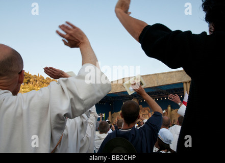 Israël Jérusalem Messe pontificale solennelle à Gethsemani 12 05 09 Banque D'Images